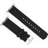 imageBARTON WATCH BANDS  Military Style Nylon Watch Bands Compatible with Apple Watch Models  1 2 3 4 5 6 7 8 9 10 SE Ultra ampamp Ultra 2Black Stainless Hardware