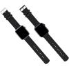 imageBARTON WATCH BANDS  Military Style Nylon Watch Bands Compatible with Apple Watch Models  1 2 3 4 5 6 7 8 9 10 SE Ultra ampamp Ultra 2Black Stainless Hardware