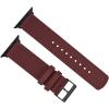 imageBARTON WATCH BANDS  Military Style Nylon Watch Bands Compatible with Apple Watch Models  1 2 3 4 5 6 7 8 9 10 SE Ultra ampamp Ultra 2Merlot Black Hardware