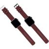 imageBARTON WATCH BANDS  Military Style Nylon Watch Bands Compatible with Apple Watch Models  1 2 3 4 5 6 7 8 9 10 SE Ultra ampamp Ultra 2Merlot Black Hardware