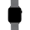 imageBARTON WATCH BANDS  Military Style Nylon Watch Bands Compatible with Apple Watch Models  1 2 3 4 5 6 7 8 9 10 SE Ultra ampamp Ultra 2Smoke Grey Black Hardware