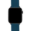 imageBARTON WATCH BANDS  Military Style Nylon Watch Bands Compatible with Apple Watch Models  1 2 3 4 5 6 7 8 9 10 SE Ultra ampamp Ultra 2Steel Blue Black Hardware