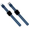imageBARTON WATCH BANDS  Military Style Nylon Watch Bands Compatible with Apple Watch Models  1 2 3 4 5 6 7 8 9 10 SE Ultra ampamp Ultra 2Twotoned Blue Black Hardware