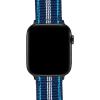 imageBARTON WATCH BANDS  Military Style Nylon Watch Bands Compatible with Apple Watch Models  1 2 3 4 5 6 7 8 9 10 SE Ultra ampamp Ultra 2Twotoned Blue Black Hardware