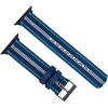 imageBARTON WATCH BANDS  Military Style Nylon Watch Bands Compatible with Apple Watch Models  1 2 3 4 5 6 7 8 9 10 SE Ultra ampamp Ultra 2Twotoned Blue Black Hardware