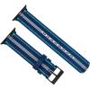 imageBARTON WATCH BANDS  Military Style Nylon Watch Bands Compatible with Apple Watch Models  1 2 3 4 5 6 7 8 9 10 SE Ultra ampamp Ultra 2Twotoned Blue Black Hardware