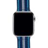 imageBARTON WATCH BANDS  Military Style Nylon Watch Bands Compatible with Apple Watch Models  1 2 3 4 5 6 7 8 9 10 SE Ultra ampamp Ultra 2Twotoned Blue Stainless Hardware