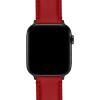 imageBARTON WATCH BANDS  Top Grain Leather Watch Bands Compatible with Apple Watch Models  1 2 3 4 5 6 7 8 9 10 SE Ultra ampamp Ultra 2Crimson Red
