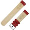 imageBARTON WATCH BANDS 12mm Crimson Red  Alligator Grain  Quick Release Leather Watch Bands