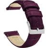 imageBARTON WATCH BANDS 12mm Merlot  Alligator Grain  Quick Release Leather Watch Bands
