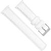 imageBARTON WATCH BANDS 14mm White  Alligator Grain  Quick Release Leather Watch Bands