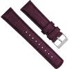 imageBARTON WATCH BANDS 15mm Merlot  Alligator Grain  Quick Release Leather Watch Bands