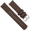 imageBARTON WATCH BANDS 20mm Saddle Brown Quick Release TopGrain Leather Long Watch Band Strap