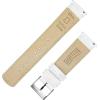 imageBARTON WATCH BANDS 20mm White  Alligator Grain  Quick Release Leather Watch Bands