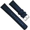imageBARTON WATCH BANDS 22mm Navy Blue  Long  Alligator Grain  Quick Release Leather Watch Bands