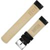 imageBARTON WATCH BANDS 24mm Black  Long  Alligator Grain  Quick Release Leather Watch Bands