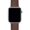 imageBARTON WATCH BANDS Black Leather and Rubber Hybrid  Choose Color ampamp Size  Compatible with All Apple Watches Ultra SE 8 7 6 5 4 3 2 1  38mm 40mm 41mm 42mm 44mm 45mm 49mmWalnut Brown Leather Black Buckle