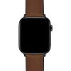 imageBARTON WATCH BANDS Black Leather and Rubber Hybrid  Choose Color ampamp Size  Compatible with All Apple Watches Ultra SE 8 7 6 5 4 3 2 1  38mm 40mm 41mm 42mm 44mm 45mm 49mmOak Brown Leather Black Buckle