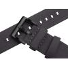 imageBARTON WATCH BANDS Quick Release Canvas Watch Band Straps Smoke Grey ampamp Black PVD Buckle 20mm