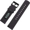 imageBARTON WATCH BANDS Quick Release Canvas Watch Band Straps Smoke Grey ampamp Black PVD Buckle 20mm