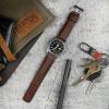 imageBARTON WaterResistant Leather Watch Bands  Quick Release  Choose Strap Color ampamp Size  18mm 20mm 22mm ampamp 24mm Watch StrapsLight Brown