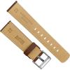 imageBARTON WaterResistant Leather Watch Bands  Quick Release  Choose Strap Color ampamp Size  18mm 20mm 22mm ampamp 24mm Watch StrapsLight Brown