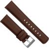 imageBARTON WaterResistant Leather Watch Bands  Quick Release  Choose Strap Color ampamp Size  18mm 20mm 22mm ampamp 24mm Watch StrapsLight Brown