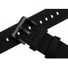 imageBarton Canvas Watch Band 18mm  Quick Release Premium Canvas Strap with Black PVD Buckle  Breathable Comfortable Durable  Black