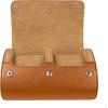imageBarton Leather Watch Roll for 3 Watches  Convenient Organizer Case for Travel ampamp Storage  Fits Classic ampamp Smart Watches Up to 46mm  Compact Durable Lightweight Stylish  BrownBrown