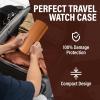 imageBarton Leather Watch Roll for 3 Watches  Convenient Organizer Case for Travel ampamp Storage  Fits Classic ampamp Smart Watches Up to 46mm  Compact Durable Lightweight Stylish  BrownBrown