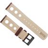 imageBarton Racing ampamp Rally Horween Leather Straps with Integrated Quick Release Spring Bars  Standard Length fits Wrists 5quot to 8quot18mm 19mm 20mm 21mm 22mm 23mm ampamp 24mm Watch Bands  Choose Strap Color ampamp WidthChocolate Rally Style  Black Buckle