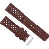 imageBarton Racing ampamp Rally Horween Leather Straps with Integrated Quick Release Spring Bars  Standard Length fits Wrists 5quot to 8quot18mm 19mm 20mm 21mm 22mm 23mm ampamp 24mm Watch Bands  Choose Strap Color ampamp WidthChocolate Racing Style