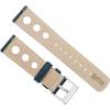 imageBarton Racing ampamp Rally Horween Leather Straps with Integrated Quick Release Spring Bars  Standard Length fits Wrists 5quot to 8quot18mm 19mm 20mm 21mm 22mm 23mm ampamp 24mm Watch Bands  Choose Strap Color ampamp WidthNavy Blue Rally Style