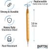 imageBarton Spring Bar Tool Kit  Stainless Steel with Builtin Ruler for Quick Watch Link Removal Band Replacement Pin Extraction  Durable Precise EasytoUse