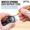 imageBarton Spring Bar Tool Kit  Stainless Steel with Builtin Ruler for Quick Watch Link Removal Band Replacement Pin Extraction  Durable Precise EasytoUse