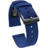 image20mm Royal Blue  BARTON Canvas Quick Release Watch Band Straps with Gunmetal Grey Buckles  Choose Color ampamp Width  18mm 20mm or 22mm