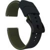 Black Top / Army Green Bottom & Black PVD Buckle