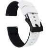 White Top / Black Bottom & Black PVD Buckle