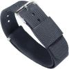 imageBARTON WATCH BANDS  Ballistic Nylon NATO Style Straps  Choice of Color Length ampamp Width 18mm 20mm 22mm or 24mmSmoke Grey