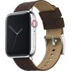 imageBARTON WATCH BANDS  Brown Top ampamp Khaki Tan Bottom Elite Silicone Watch Bands Compatible with Apple Watch Models  1 2 3 4 5 6 7 8 9 10 SE Ultra ampamp Ultra 2  38mm40mm41mm