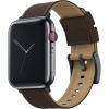imageBARTON WATCH BANDS  Elite Silicone Watch Bands Compatible with Apple Watch Models  1 2 3 4 5 6 7 8 9 10 SE Ultra ampamp Ultra 2Brown Top  Khaki Tan Bottom