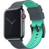 Smoke Grey Top / Mint Green Bottom (Black PVD Hardware)