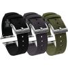imageBarton Canvas Watch Bands  3 Color Bundle  Compatible with All Apple Watches  42mm ampamp 44mm