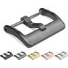 imageBarton Elite Watch Band Replacement Buckle  Brushed 316L Stainless Steel  16mm 18mm 20mm 22mm ampamp 24mmGunmetal Grey
