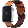 imageBarton Gaucho Leather Quick Release Watch Band Straps  Compatible with Apple Watch 8 7 6 5 4 3 2 1 SE Ultra