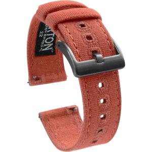 imageBARTON Canvas Quick Release Watch Band Straps  Choose Color ampamp Width  18mm 19mm 20mm 21mm 22mm 23mm or 24mmAutumn