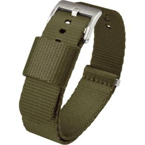 imageBARTON Elite NATO Style Watch Strap  18mm 20mm 22mm or 24mm  Seat Belt Nylon Watch BandsArmy Green