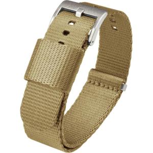 imageBARTON Elite NATO Style Watch Strap  18mm 20mm 22mm or 24mm  Seat Belt Nylon Watch BandsKhaki Tan