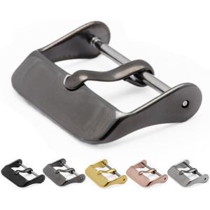 imageBARTON WATCH BANDS  Replacement Buckle  Choice of Colors ampamp Widths  Vacuum PVD FinishGunmetal Grey