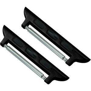 imageBARTON WATCH BANDS Black Watch Band Adapters compatible with all Apple Watch Models  Large Case Size 42mm or 44mm  Fits 22mm Watch Straps  PVD Coated Stainless Steel